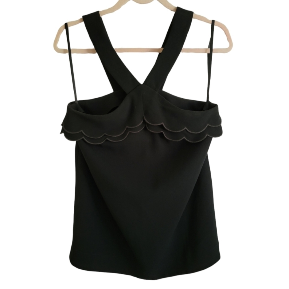 Ann Taylor Criss Cross Sleeveless Top‎ Shirt Small